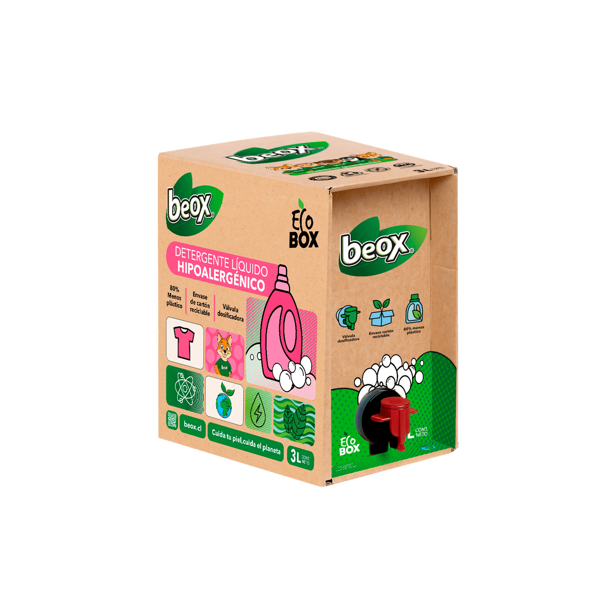 Detergente Hipoalergénico Beox® Eco 3lts