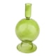 thumbnail image 1 of Candelabros Cónicos De Vidrio Verde Centro De Mesa Candelabros Transparentes Decoración, 1 of 3