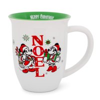 Silver Buffalo - Taza Con Leche Plateada De Buffalo Disney Mickey Minnie Mouse, 480 Ml