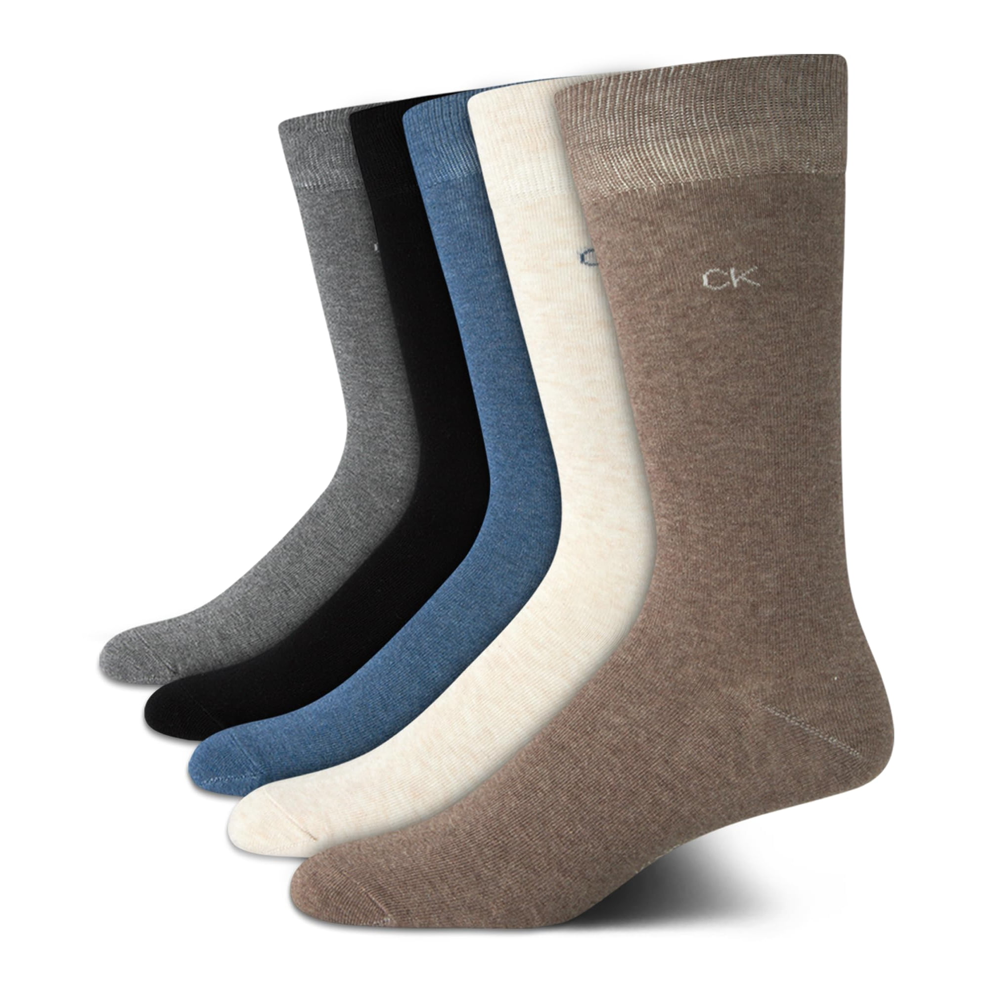 Calcetines De Vestir Calvin Klein, Paquete De 5, Compresión Para Pantorrillas, 7 A 12