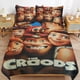 thumbnail image 1 of The Croods Cartoon Bedding Sets Ultra Soft Skin-Friendly Duvet Cover 3 Piece, Cute Comforter Cover Bed Set for Boys Girls Kids, 1 of 5
