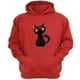 thumbnail image 1 of Polerón Canguro Gatito Rojo Talla L Unisex, 1 of 3