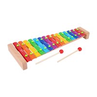 Magideal - Glockenspiel Profesional De 15 Notas Con 2 Mazos, Juguete Montessori, Xilófono Para Niños, Juguete De Grupo Musical, Regalo De Cumpleaños, , Multicolor