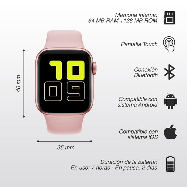 Bluetooth Smartwatch Smartwatch X6 Especificaciones Bluetooth