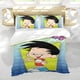 thumbnail image 5 of El Mundo de Bobby Conjunto de sábanas temático, trío de piezas, cómodo y amigable con la piel, diseño único, regalo de decoración para el hogar para familiares, amigos y fans,140cm *210cm, 5 of 6