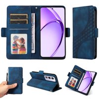 Carcasa Foxdock Oppo A80 5G De Cuero Pu, Diseño Acolchado Clásico, Protección Contra Caídas Y Rayones