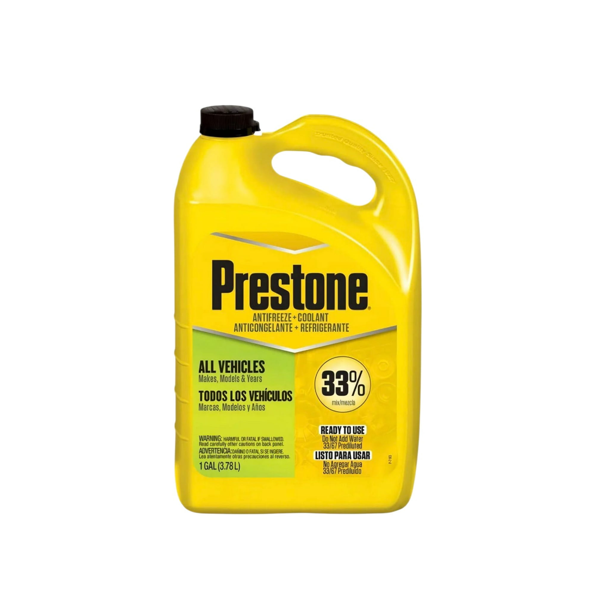 Refrigerante Anticongelante Prestone Al 33% Color Verde