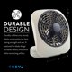 thumbnail image 3 of Ventilador a batería O2COOL Treva de 5 pulgadas, 2 velocidades, 2 unidades, color gris, 3 of 6