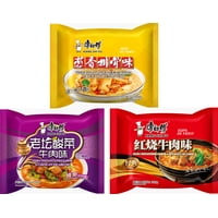 Fideo Instantaneo Kang Shi Fu Pack 3 Sabores