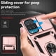 thumbnail image 5 of Estuche GANGXUN para Samsung Galaxy A12, soporte giratorio 360°, estilo mecánico y magnético, 5 of 5