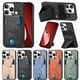 thumbnail image 4 of Funda Resistente para iPhone 16 Pro Max con Tarjetero y Soporte, Diseño Magnético Negro, 4 of 5