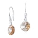 thumbnail image 1 of Aros Punto de Luz Plata Italiana 925 y Cristal Genuino Golden Shadow, 1 of 4