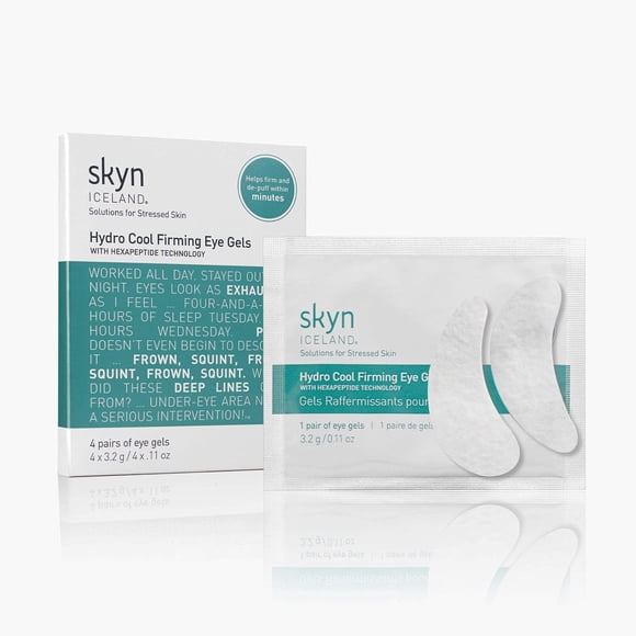 Parches de gel para debajo de los ojos skyn ICELAND Hydro Cool Reafirmantes Eye Gels