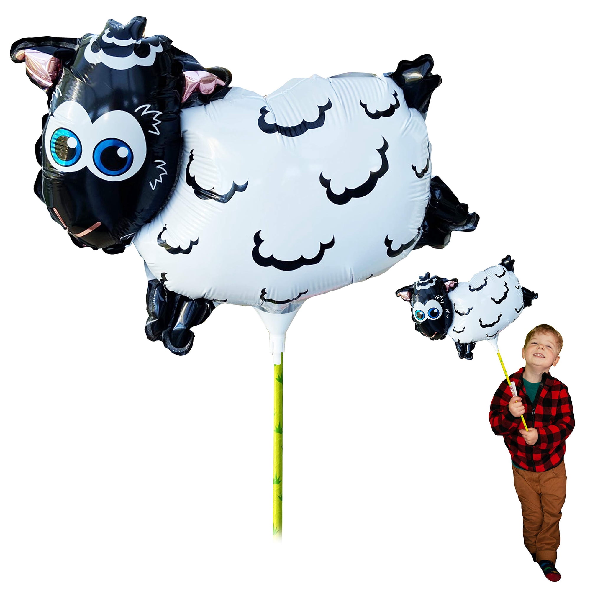 Globo Inflable De Oveja Ballooniacs Con Palo Juguete Para Niños