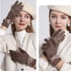 thumbnail image 4 of Guantes de invierno para mujer, guantes de moda para clima frío, regalos de Navidad, 4 of 5