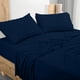 thumbnail image 1 of Juego de sábanas Utopia Bedding Queen Jersey de punto, 4 piezas, azul marino, 1 of 6