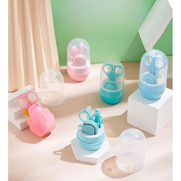 Set 4 Juego Kit Completo Manicura 4en1 Uñas Bebes Lau