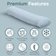 thumbnail image 3 of Almohada Corporal SleepCloud 122 cm 3,6 kg con Enfriamiento Tencel, 3 of 7