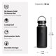 thumbnail image 3 of Botella de agua Hydro Flask 946 ml aislada y a prueba de fugas, 3 of 8