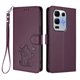 thumbnail image 1 of Carcasa Billetera de Cuero Sintético para Infinix Note 50X 5G, Morado Oscuro, 1 of 6