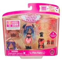 Muñeca Moderna Jazwares Royale High Fire Fairy Con Accesorios