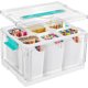 thumbnail image 1 of Organizador Vtopmart para manualidades 24 QT con 6 divisores, 1 of 3