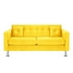 thumbnail image 1 of Sofa New Retro 3c Felpa 12 Amarillo, 1 of 6