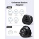 thumbnail image 2 of Adaptador de viaje UGREEN tipo F, convertidor de enchufe europeo, 2 of 8