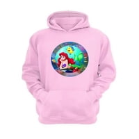 Genérico - Polerón Canguro Sirena Marina Rosa Talla Xs Unisex