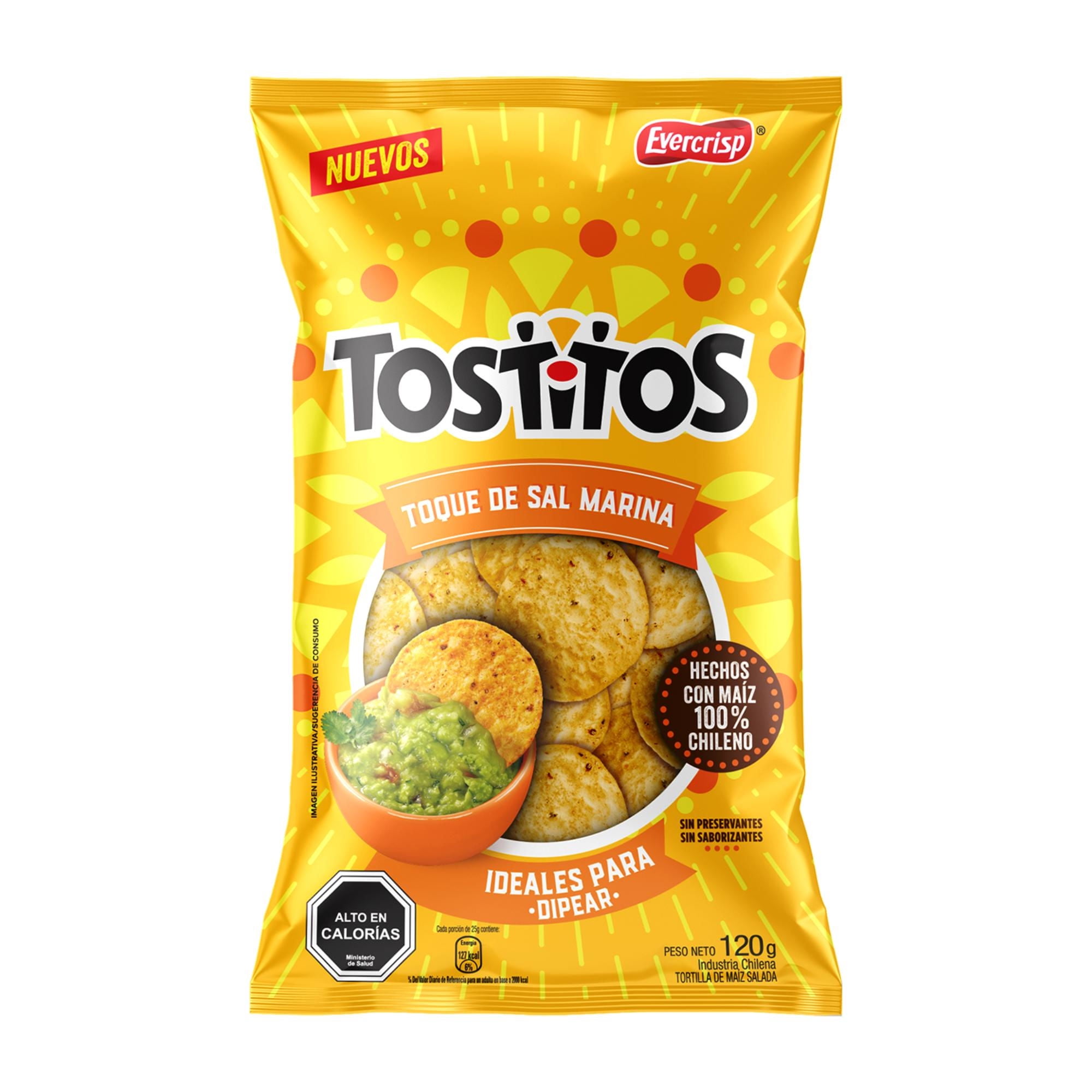 Tortilla De Maíz Tostitos Sal 120 g Evercrisp