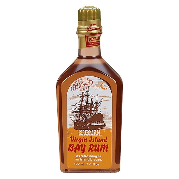 Colonia de afeitar Clubman Pinaud, ron de la Bahía de las Islas Vírgenes, 180 ml
