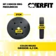 thumbnail image 3 of Par Discos Preolimpicos 10kg Overfit Pvc Set 2 Pesas Barra Negro, 3 of 3