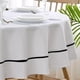 thumbnail image 1 of Mantel EHouseHome Redondo Blanco Impermeable 178 cm, 1 of 7