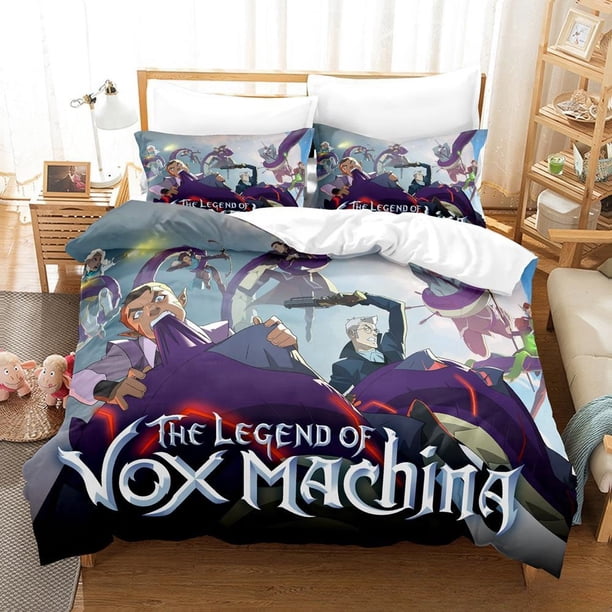 The Legend of Vox Machina Bedding Set Duvet Cover Comforter Bed Set Quilt Cover Pillowcase Boys Girl Adult Bed Sheets