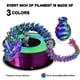 thumbnail image 2 of Filamento para impresora 3D YOUSU Tricolor PLA de 1,75 mm, 1 kg/2,2 libras, 2 of 6