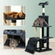 thumbnail image 2 of Torre Rascador Gatos Con Hamaca 145cm Gris Oscuro, 2 of 7