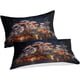 thumbnail image 3 of Juego de ropa de cama de 3 piezas para niños con funda nórdica de setas fantásticas, funda de edredón de microfibra con estampado 3D tridimensional., 3 of 3