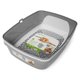 thumbnail image 2 of So Phresh de Petco Gris y Blanco Arenero con Sistema de Tamizado Elevado X‑Grande 56,9 cm L x 42,9 cm W x 26,9 cm H, 2 of 6