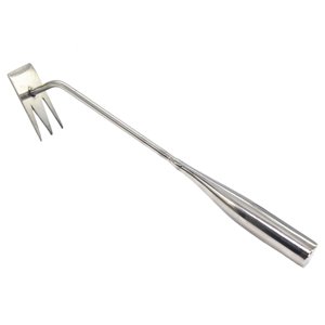 Ioensy - Herramienta De Deshierbe De Jardín, Deshierbe Manual Fuerte Portátil Para Plantación De Granja, Mango De Acero Para Jardinería