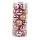 thumbnail image 2 of 24 Piezas Adornos De Bolas De Navidad DIY Para Graduación Árbol De Navidad Exterior Oro Rosa, 2 of 5