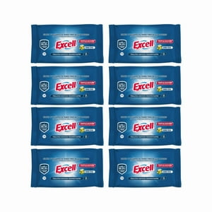Pack 8 Toallitas Desinfectantes Excell 280 Unidades En Total