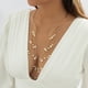 thumbnail image 2 of Elegant Fine Jewelry For Women & Girls: Exaggerate Faux Pearl Tassel Open Choker Necklace, 2 of 4