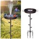 thumbnail image 1 of Bañera para pájaros NestShld de 89 cm, metal, con fuente solar, 1 of 6
