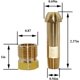 thumbnail image 2 of Tuerca Conectora Para Tanque Me318p De Latón 6 Cm, 2 of 5