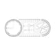 thumbnail image 5 of Regla Geométrica, Regla De Borrador Para Enseñanza De Matemáticas, Suministros De Oficina Escolar Para Estudiantes, 5 of 5