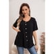 thumbnail image 2 of Blusa Mujer Manga Corta Algodón Botones Bolsillos 037, 2 of 3