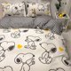 thumbnail image 1 of Cute Snoopy Cartoon Duvet Cover Bedding Set 100% Polyester 3D Digital Printing Bedding King Size Printing Children's Gift Bed Sheets, 1 of 5
