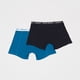 thumbnail image 2 of Bóxer Hombre Bipack Liso Mix Negro/Azul Corona, 2 of 5