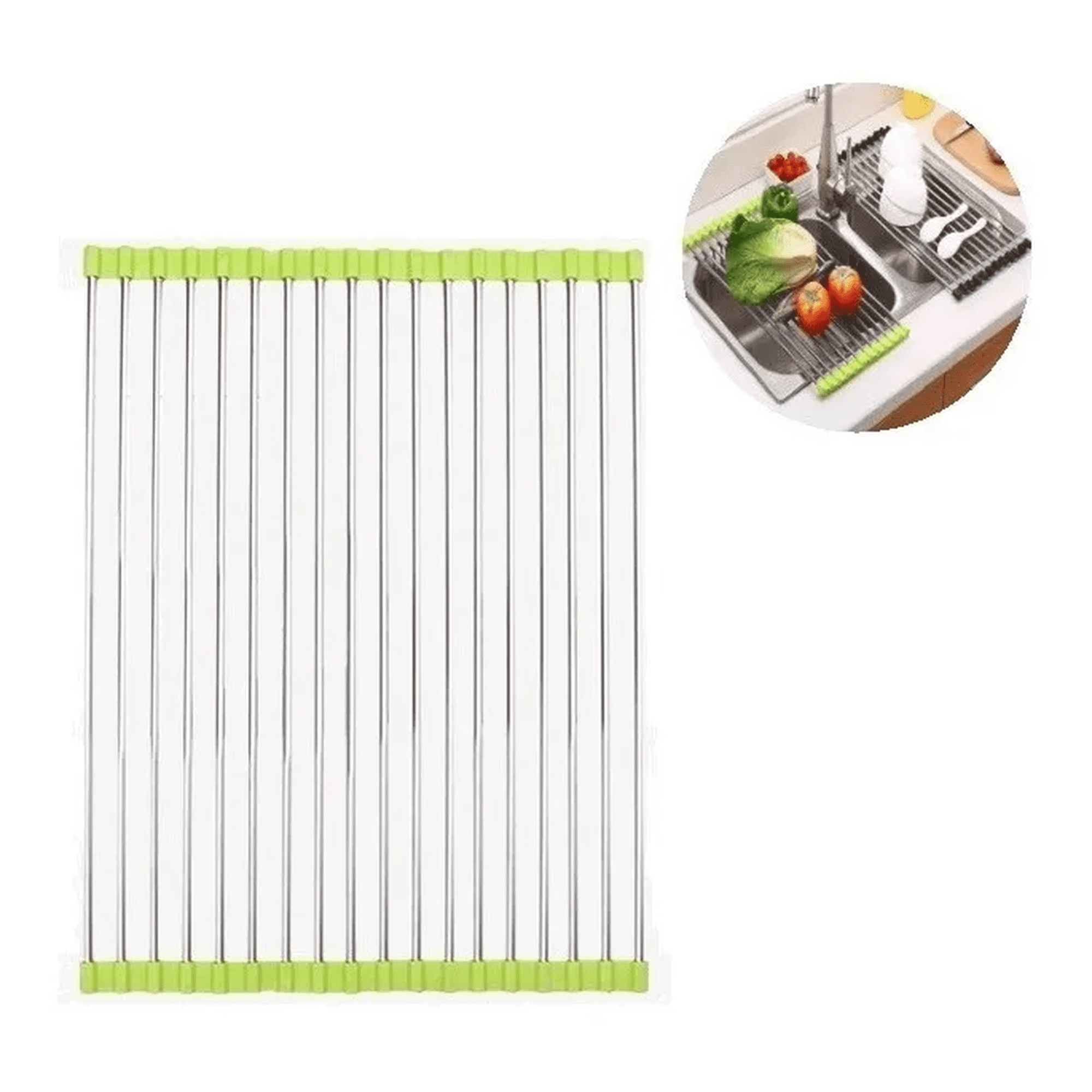 Genérico - Escurridor Plegable Ajustable Multiuso 47x35cm