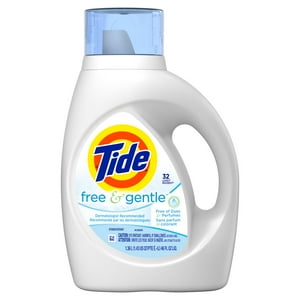 Detergente De Ropa Concentrado Free And Gentle 1.36Lts (32 Lavados) - Tide